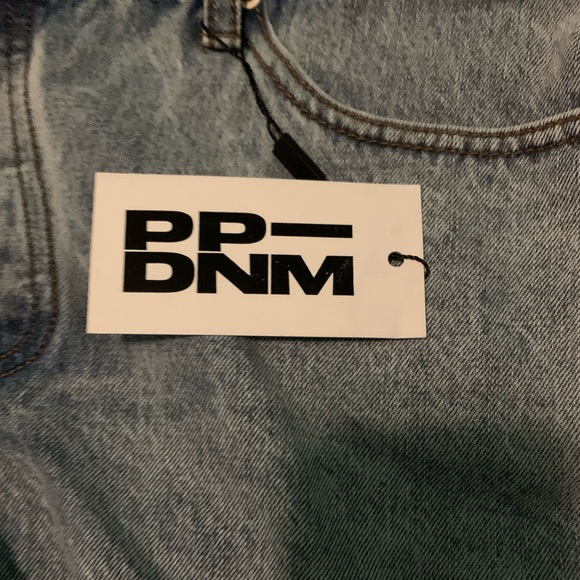 Princess Polly PP-DNM Denim Crossover Shorts - Picture 3 of 3